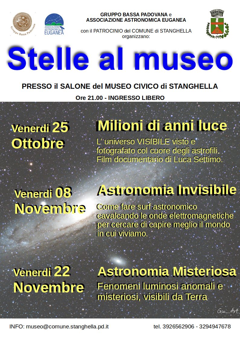 Stelle al museo Stanghella 2024