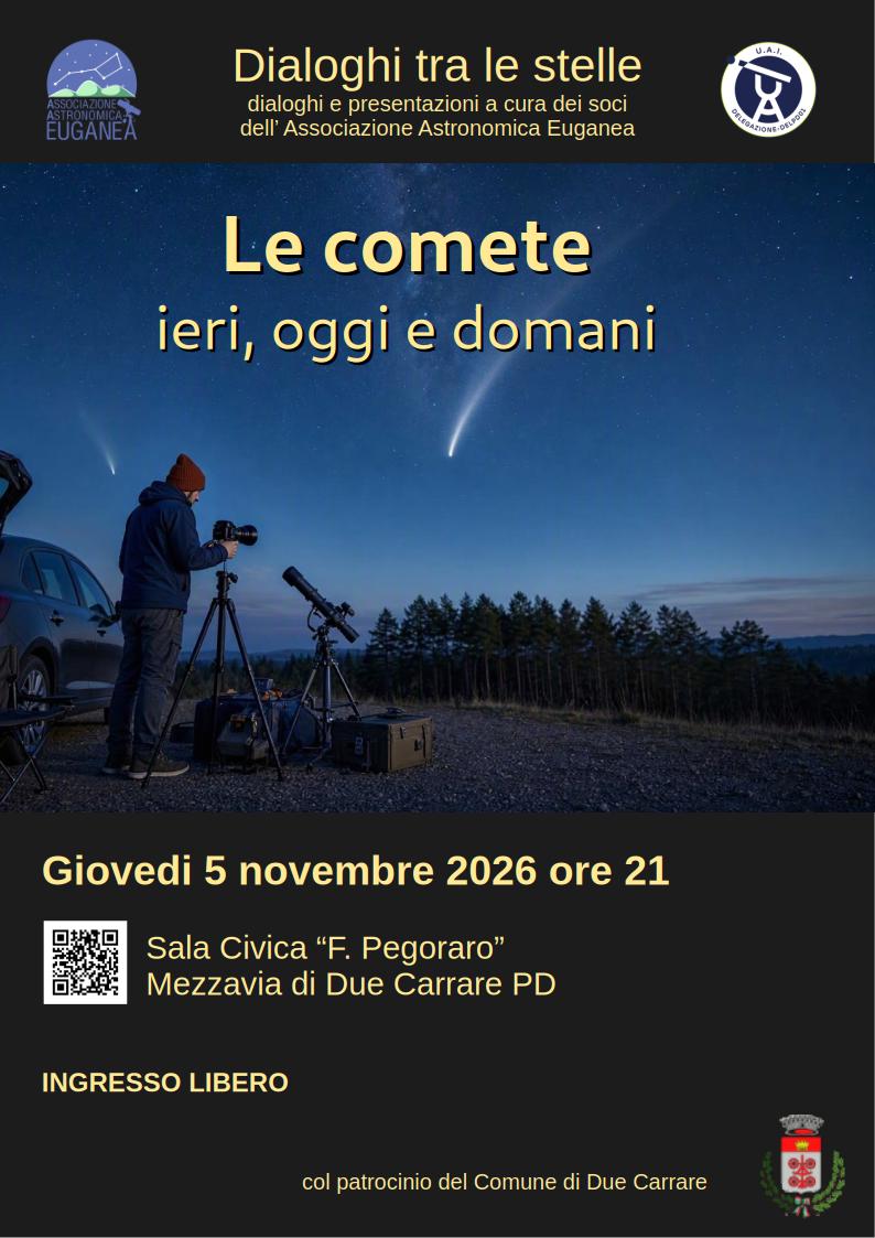Le comete; ieri, oggi e domani Le comete; ieri, oggi e domani